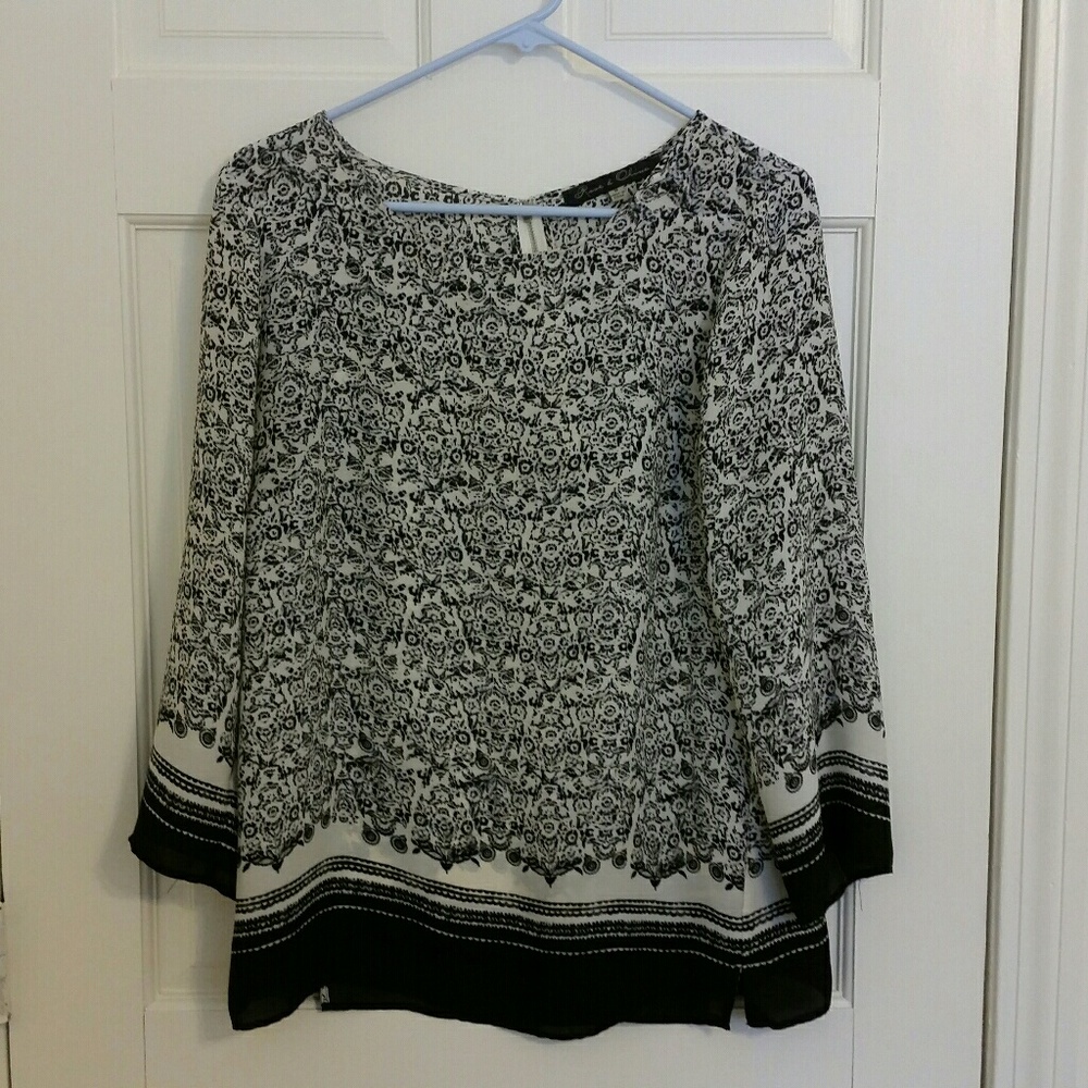 Rose & Olive Sheer Blouse